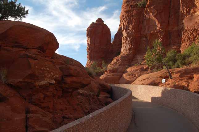 Walkway to Chapel of the Holy Cross